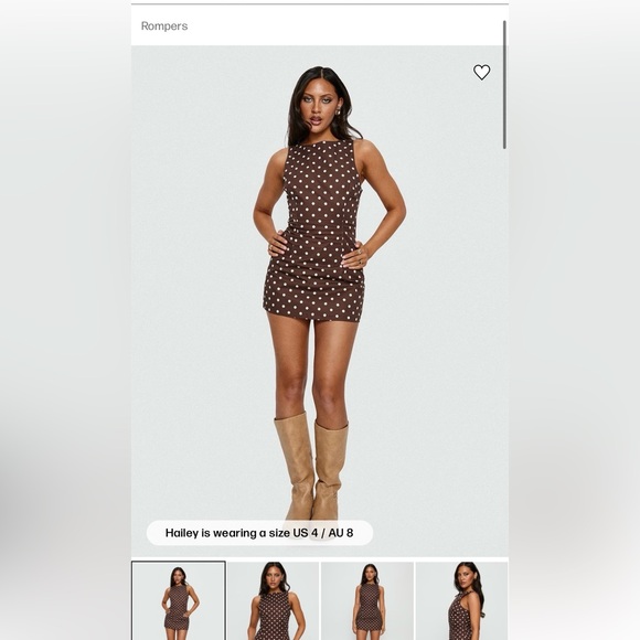 Princess Polly Dresses & Skirts - Princess Polly Yumiko Romper NWT